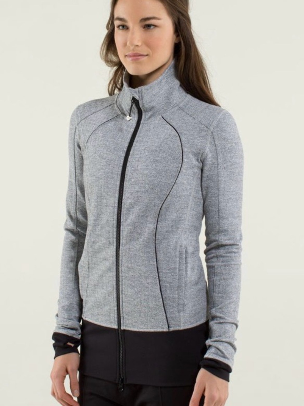 Lululemon Nice Asana Jacket *Herringbone